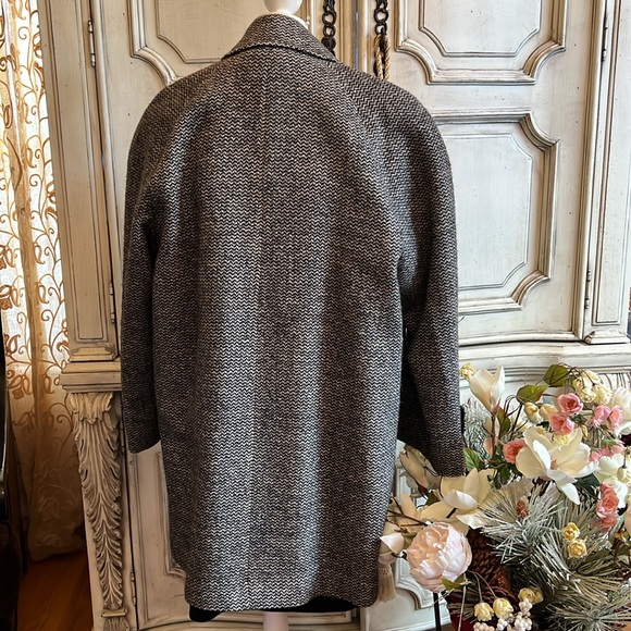 BRITISH TWEED CUSTOM TOP COAT MEN’S SZ XLG 44R FROM SAMUEL MARTIN LTD LONDON UK - Picture 8 of 14